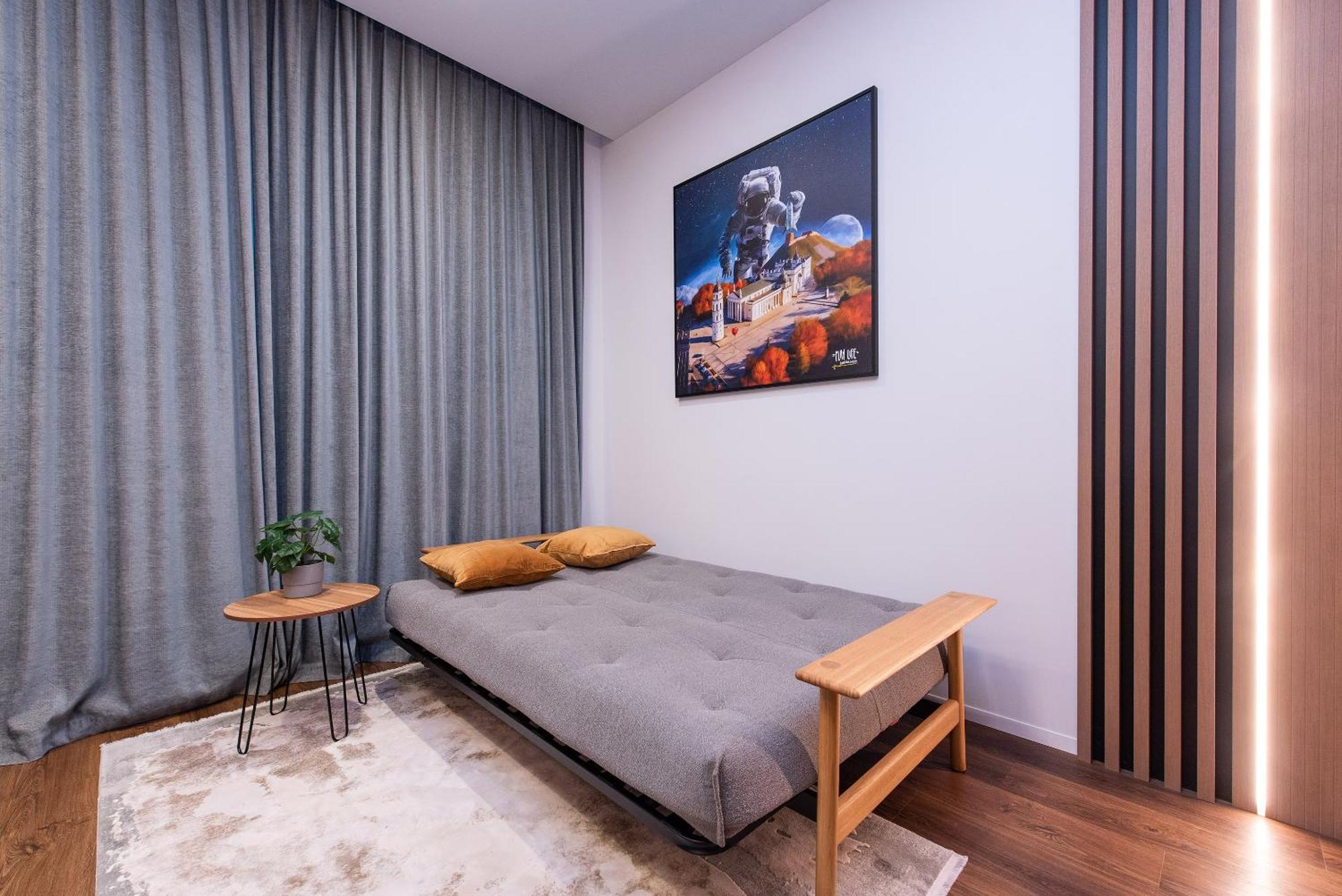 Cohost I New Basteja Life Apartments W-Garage Prkg & Self Check-In VNO Oda fotoğraf