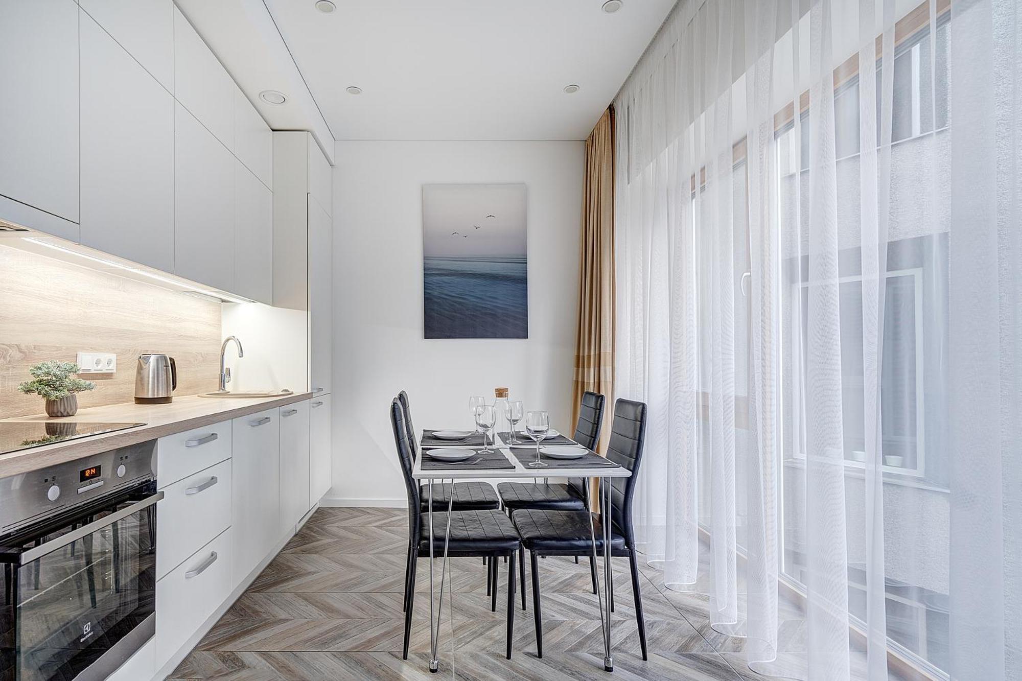 Cohost I New Basteja Life Apartments W-Garage Prkg & Self Check-In VNO Oda fotoğraf